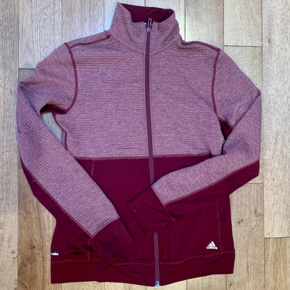 Adidas Full Zip Climalite Lightweight Jacket Small